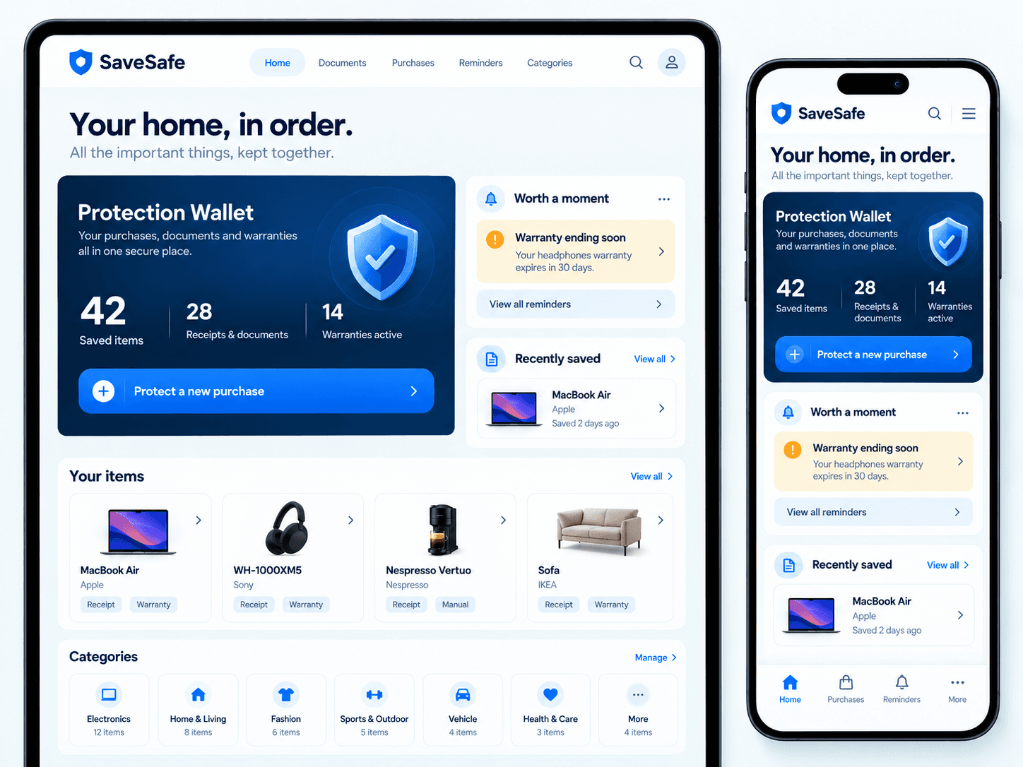SaveSafe product visual